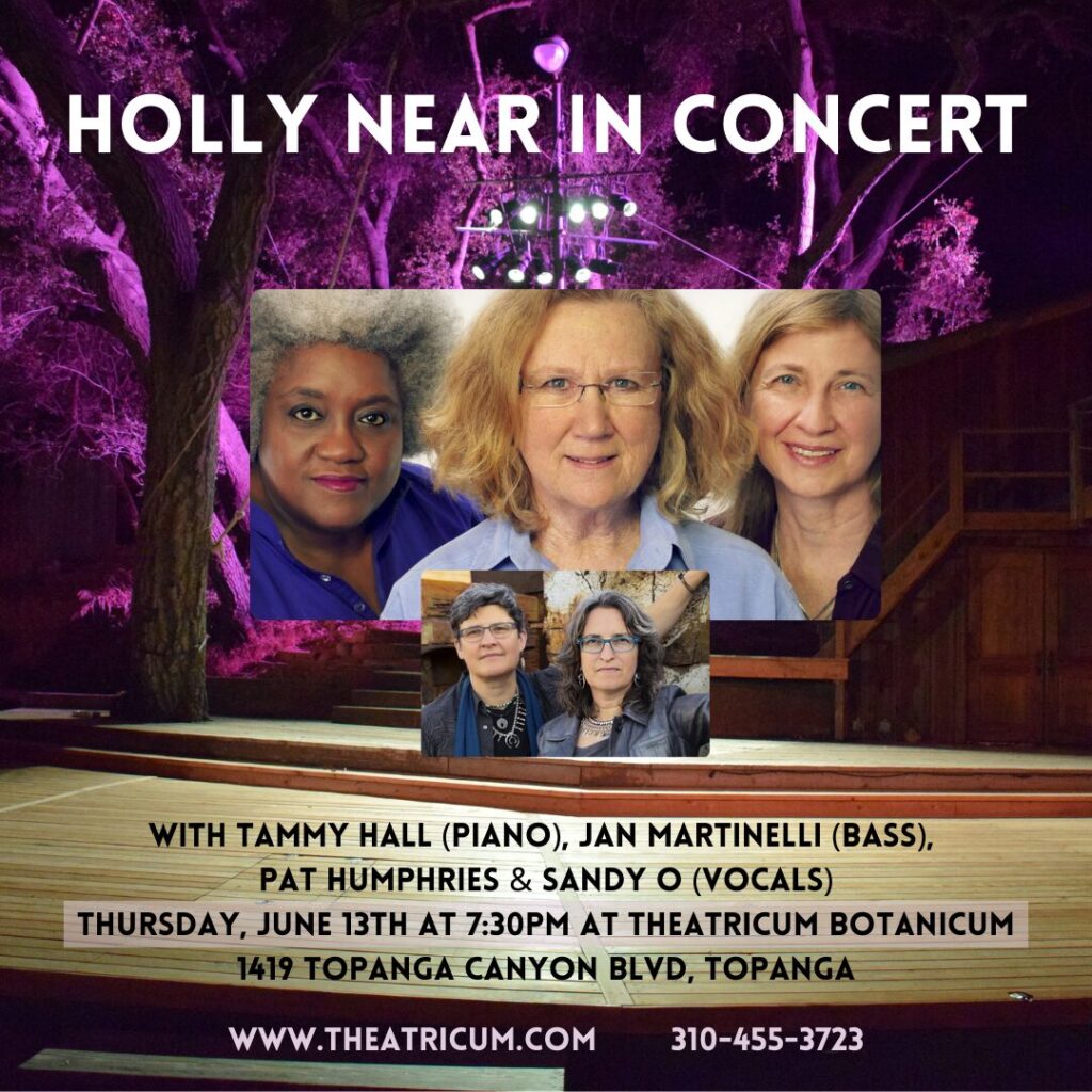 with Tammy Hall (piano), Jan Martinelli (bass), Pat Humphries & Sandy O (vocals) Thursday, June 13th at 7:30pm